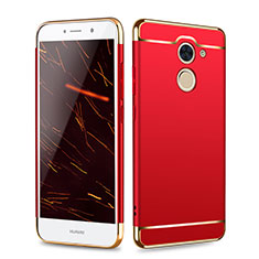 Custodia Lusso Metallo Laterale e Plastica per Huawei Enjoy 7 Plus Rosso