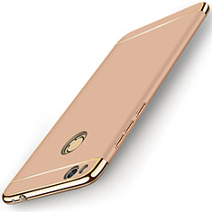 Custodia Lusso Metallo Laterale e Plastica per Huawei P8 Lite (2017) Oro