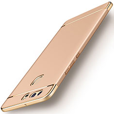 Custodia Lusso Metallo Laterale e Plastica per Huawei P9 Plus Oro