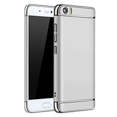 Custodia Lusso Metallo Laterale e Plastica per Xiaomi Mi 5 Argento