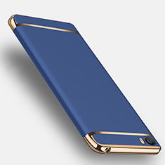 Custodia Lusso Metallo Laterale e Plastica per Xiaomi Mi 5 Blu