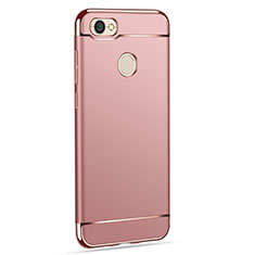 Custodia Lusso Metallo Laterale e Plastica per Xiaomi Redmi Note 5A Pro Oro Rosa