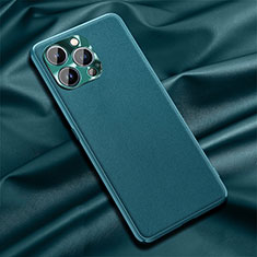 Custodia Lusso Pelle Cover A01 per Apple iPhone 14 Pro Verde