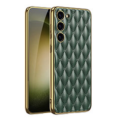 Custodia Lusso Pelle Cover AC1 per Samsung Galaxy S22 Plus 5G Verde