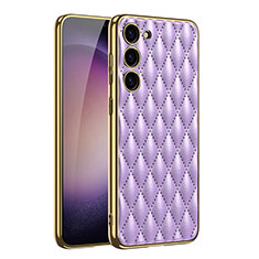 Custodia Lusso Pelle Cover AC1 per Samsung Galaxy S23 Plus 5G Viola