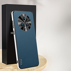Custodia Lusso Pelle Cover AT1 per Huawei Honor Magic5 Pro 5G Blu