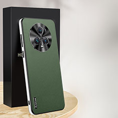 Custodia Lusso Pelle Cover AT1 per Huawei Honor Magic5 Pro 5G Verde