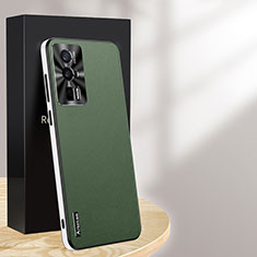 Custodia Lusso Pelle Cover AT1 per Xiaomi Poco F5 Pro 5G Verde