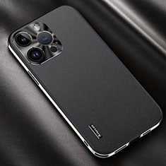 Custodia Lusso Pelle Cover AT2 per Apple iPhone 13 Pro Max Nero