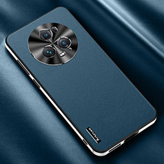 Custodia Lusso Pelle Cover AT2 per Huawei Honor Magic5 Pro 5G Blu