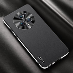 Custodia Lusso Pelle Cover AT2 per Huawei Honor Magic5 Pro 5G Nero