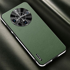 Custodia Lusso Pelle Cover AT2 per Huawei Mate 60 Pro+ Plus Verde