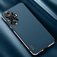 Custodia Lusso Pelle Cover AT2 per Huawei Nova 11 Blu