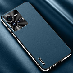 Custodia Lusso Pelle Cover AT2 per Vivo iQOO 10 Pro 5G Blu