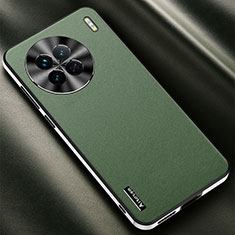 Custodia Lusso Pelle Cover AT2 per Vivo X90 Pro 5G Verde