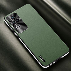 Custodia Lusso Pelle Cover AT2 per Xiaomi Redmi K50 5G Verde