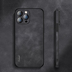 Custodia Lusso Pelle Cover AT3 per Apple iPhone 13 Pro Max Nero