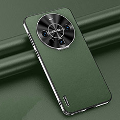 Custodia Lusso Pelle Cover AT3 per Huawei Mate 60 Pro Verde
