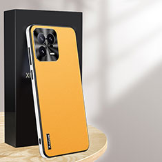 Custodia Lusso Pelle Cover AT3 per Xiaomi Mi 13 Pro 5G Giallo