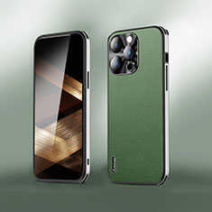 Custodia Lusso Pelle Cover AT6 per Apple iPhone 13 Pro Verde