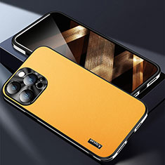 Custodia Lusso Pelle Cover AT7 per Apple iPhone 13 Pro Giallo