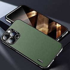 Custodia Lusso Pelle Cover AT7 per Apple iPhone 14 Pro Verde