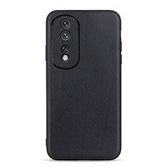 Custodia Lusso Pelle Cover B01H per Huawei Honor 80 5G Nero