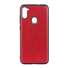 Custodia Lusso Pelle Cover B01H per Samsung Galaxy A11 Rosso