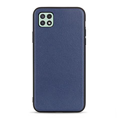 Custodia Lusso Pelle Cover B01H per Samsung Galaxy A22 5G Blu