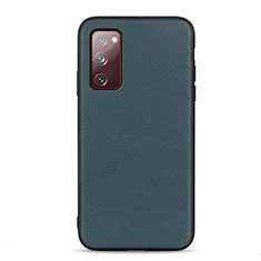 Custodia Lusso Pelle Cover B01H per Samsung Galaxy S20 FE (2022) 5G Verde