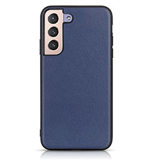Custodia Lusso Pelle Cover B01H per Samsung Galaxy S21 5G Blu