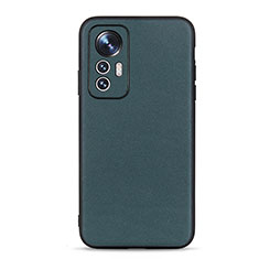 Custodia Lusso Pelle Cover B01H per Xiaomi Mi 12 5G Verde