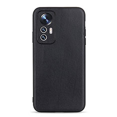 Custodia Lusso Pelle Cover B01H per Xiaomi Mi 12 Lite 5G Nero