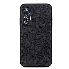 Custodia Lusso Pelle Cover B02H per Xiaomi Mi 12 Lite 5G Nero