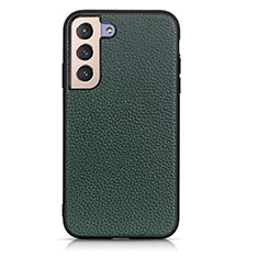 Custodia Lusso Pelle Cover B05H per Samsung Galaxy S22 Plus 5G Verde