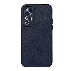 Custodia Lusso Pelle Cover B07H per Xiaomi Mi 12 5G Blu