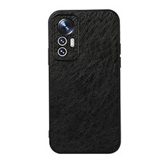 Custodia Lusso Pelle Cover B07H per Xiaomi Mi 12 Pro 5G Nero