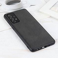 Custodia Lusso Pelle Cover B08H per Samsung Galaxy A72 5G Nero