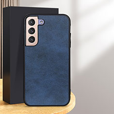 Custodia Lusso Pelle Cover B08H per Samsung Galaxy S25 5G Blu