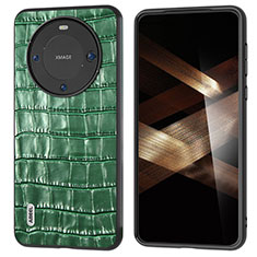 Custodia Lusso Pelle Cover BH4 per Huawei Mate 60 Pro Verde