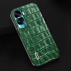 Custodia Lusso Pelle Cover BH5 per Huawei Honor 90 Lite 5G Verde