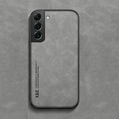 Custodia Lusso Pelle Cover C02 per Samsung Galaxy S25 Plus 5G Grigio