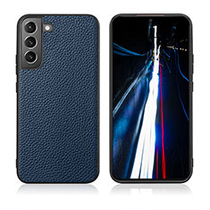 Custodia Lusso Pelle Cover C08 per Samsung Galaxy S21 Plus 5G Blu