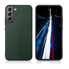 Custodia Lusso Pelle Cover C08 per Samsung Galaxy S22 5G Verde