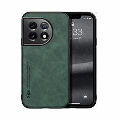 Custodia Lusso Pelle Cover DY1 per OnePlus 11 5G Verde