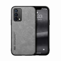 Custodia Lusso Pelle Cover DY1 per Oppo Reno6 Lite Grigio