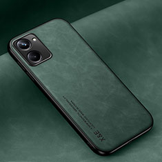 Custodia Lusso Pelle Cover DY1 per Realme 10 4G Verde