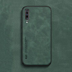 Custodia Lusso Pelle Cover DY1 per Samsung Galaxy A70 Verde