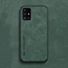 Custodia Lusso Pelle Cover DY1 per Samsung Galaxy A71 5G Verde