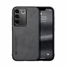 Custodia Lusso Pelle Cover DY1 per Vivo V27 Pro 5G Nero